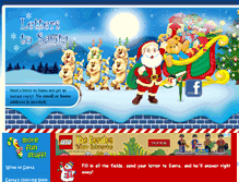 Tablet Screenshot of aletter4santa.com